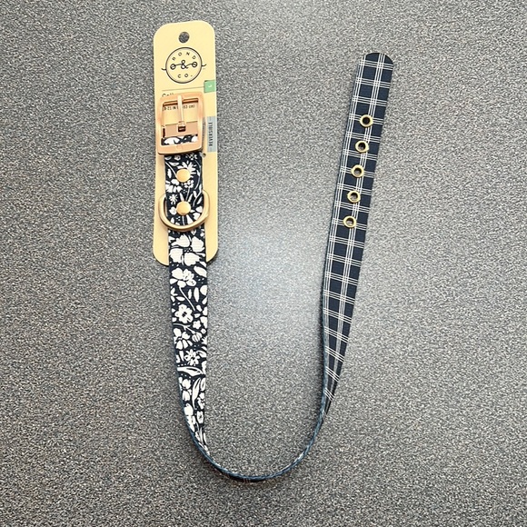 π Bond & Co Reversible Dog Collar NWT